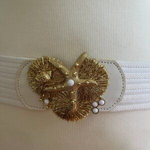 Lilly Pulitzer Emmett Stretch Belt with Gold Embellished Buckle
